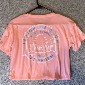 1st Phorm Peach Cropped Tee